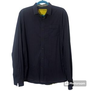 Descendant of Thieves Windowpane Plaid Button-Down Shirt Limited Edition Size XL